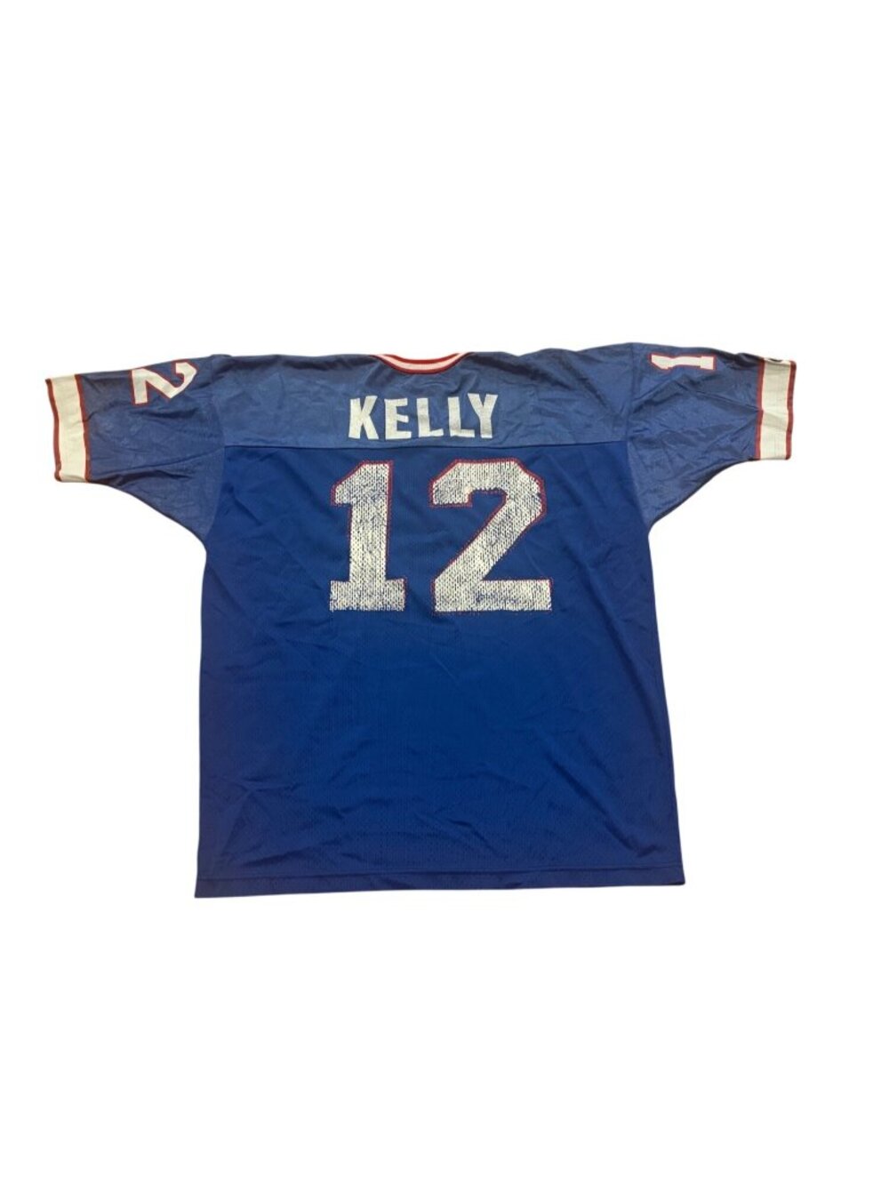 Vintage 90s Champion Buffalo Bills Jim Kelly #12 NFL Football Jersey Men's 44